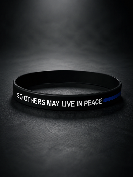 Pulsera "so others may live in peace"