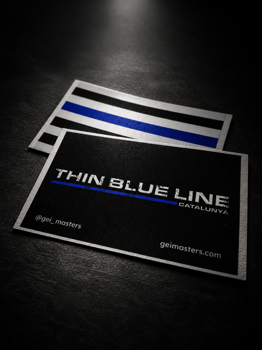 Enganxines Thin Blue Line Catalunya